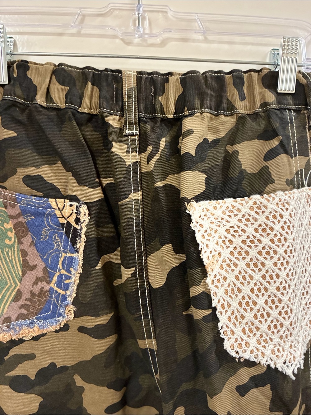 POL Patchwork Twill Pants Size Large - Picture 9 of 14